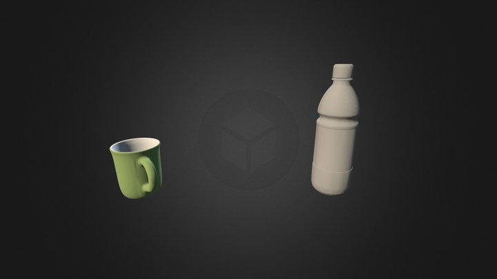 Coffeevsbottle 3D Model