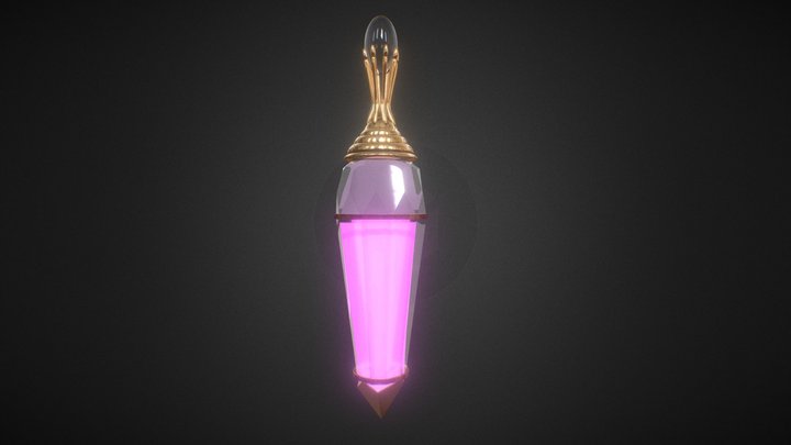 Potion Bottle Inspired By Death Becomes Her 3D Model