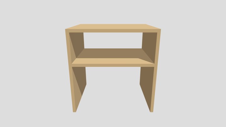 Bed table 3D Model