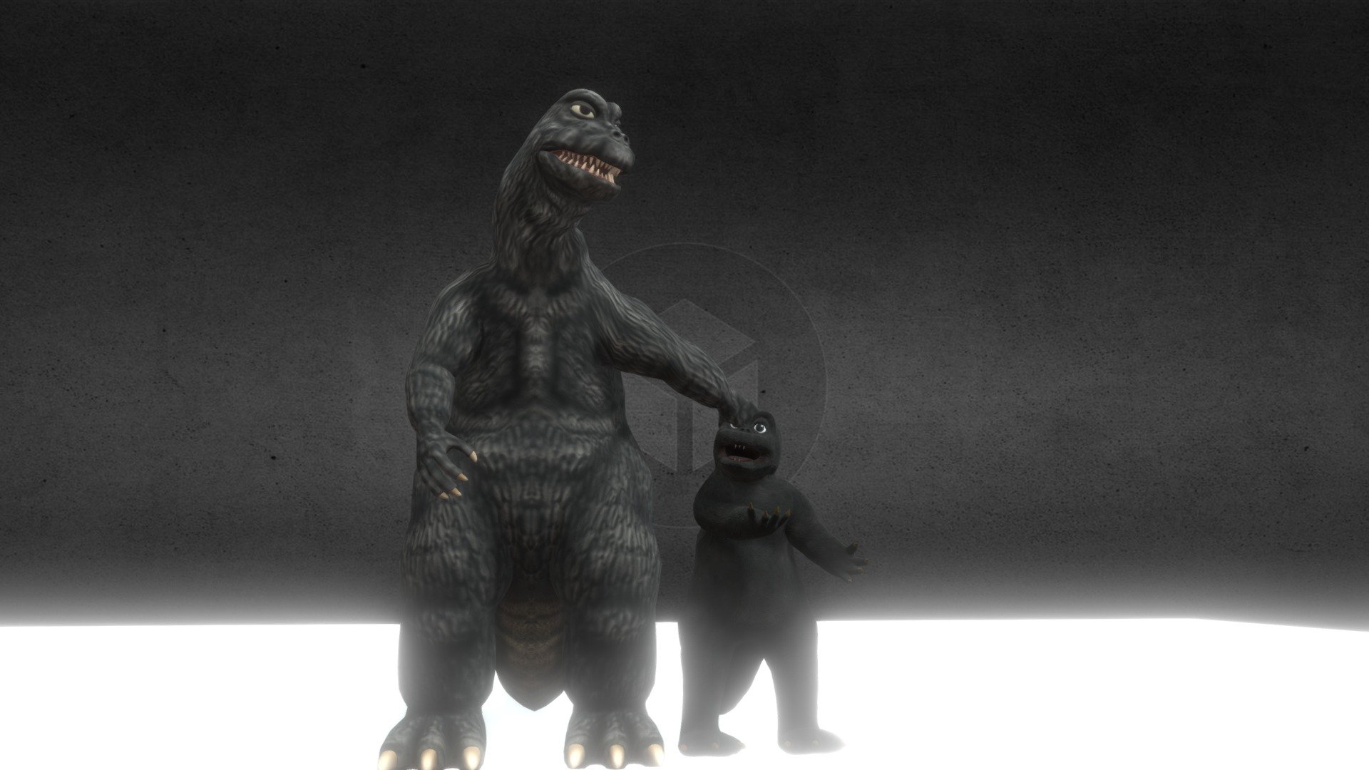 Son Of Godzilla - Download Free 3D model by Cameraman (@wannoischool01 ...
