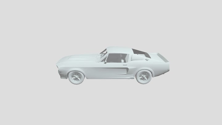 Ford Mustang 1968 Shelby GT500 3D Model