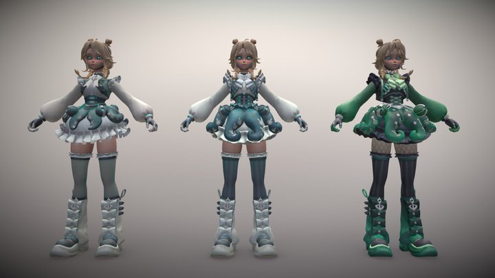Maychelle | Farlight 84 Characters 3D Model