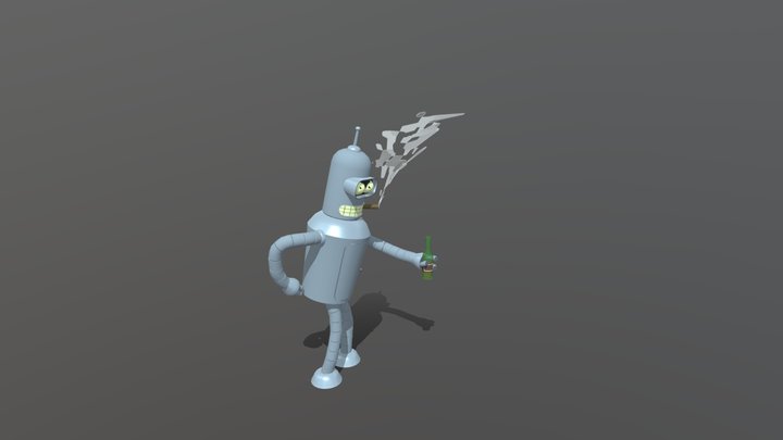 Bender Bending Rodríguez 3D Model