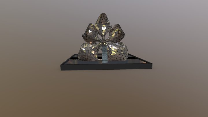 NY Botanical Garden-giant-orchid 3D Model