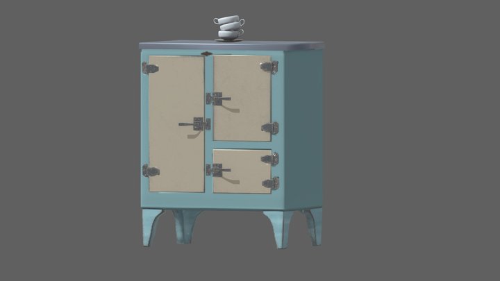 1930s IceBox Model 3D Model