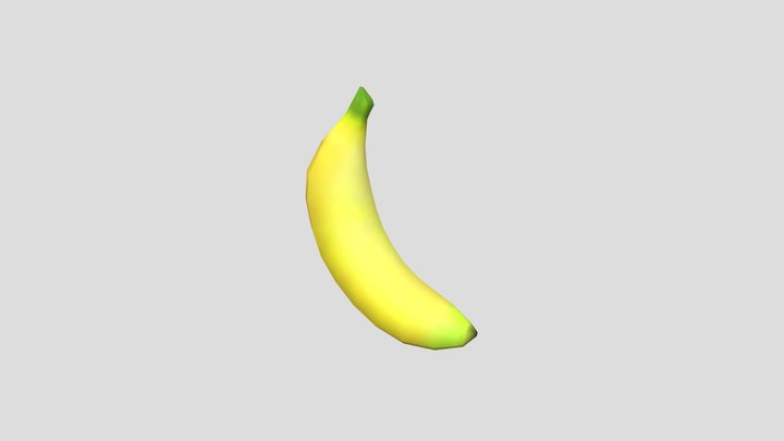 Minion Rush - Banana 3D Model