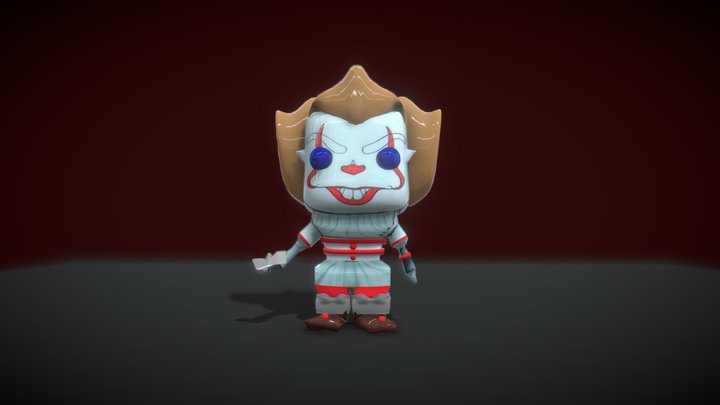 Little Pennywise (Toy-Like) 3D Model