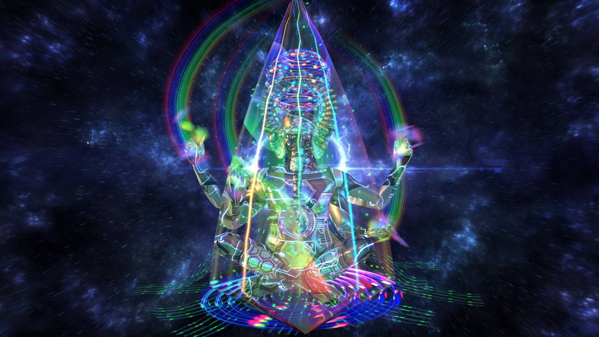 Cyber Ganesh Tilt Brush Version