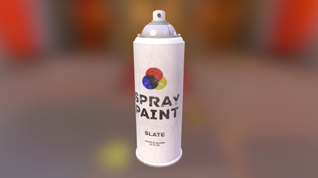 Spray Paint Can 3.0 3D Model
