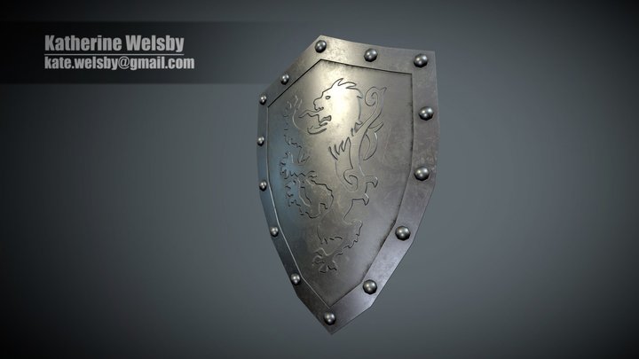 Shield of the Lion 3D Model