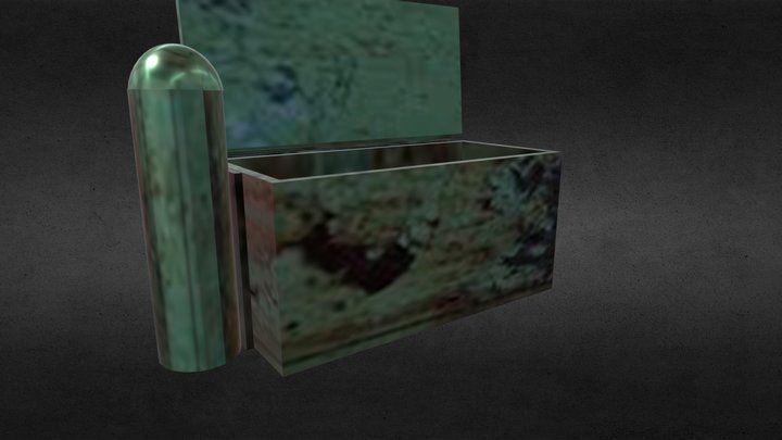 dead legion ammo crate 3D Model
