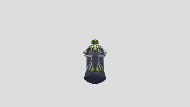 Futuristic sword design 3D Model