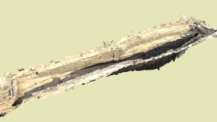 Boat Pit No.5 of King Khufu 3D Model