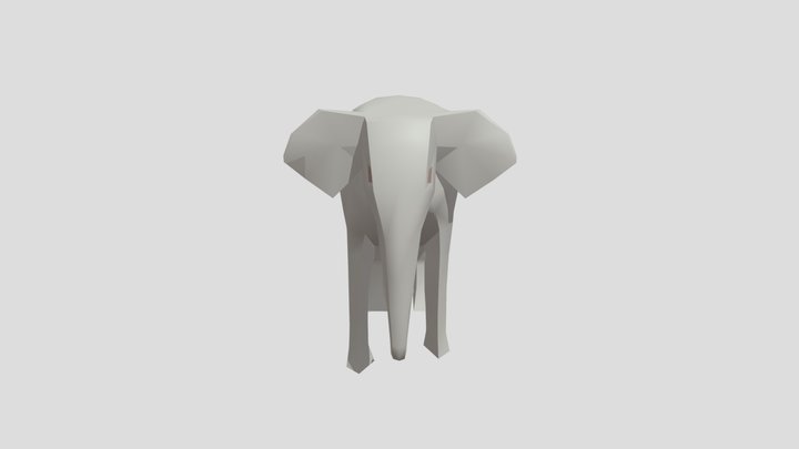 Mike's Repotologized Elephant 3D Model