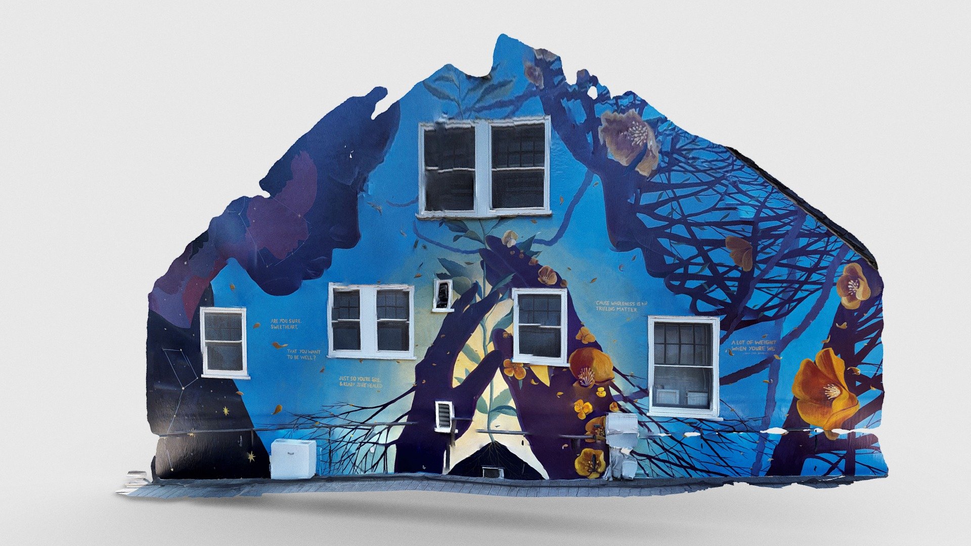 Mural on the Stanford University campus