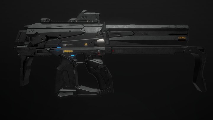 Assault_Rifle 3D Model