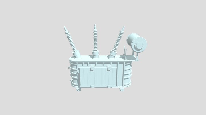 Power Line 3D Model