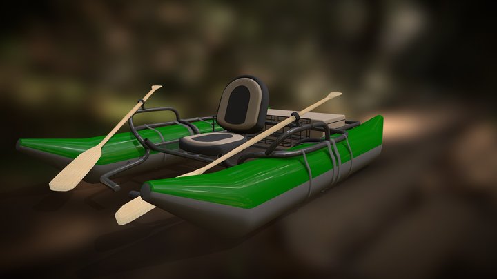 Trout_Pontoon 3D Model
