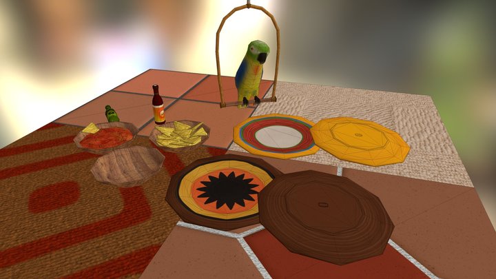 Mexican Restaurant Pack 3D Model