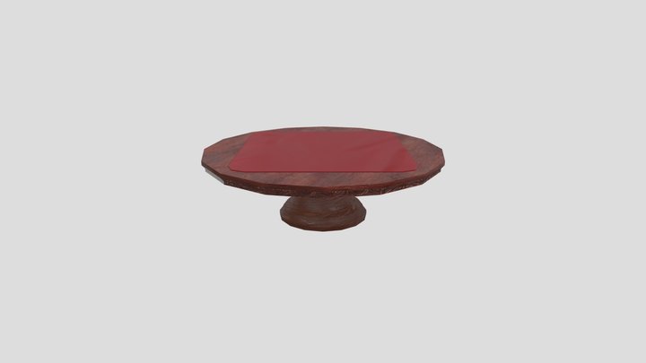 Round Table 3D Model