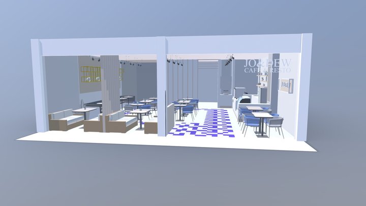 JO & DEW : CAFE & RESTO 3D Model