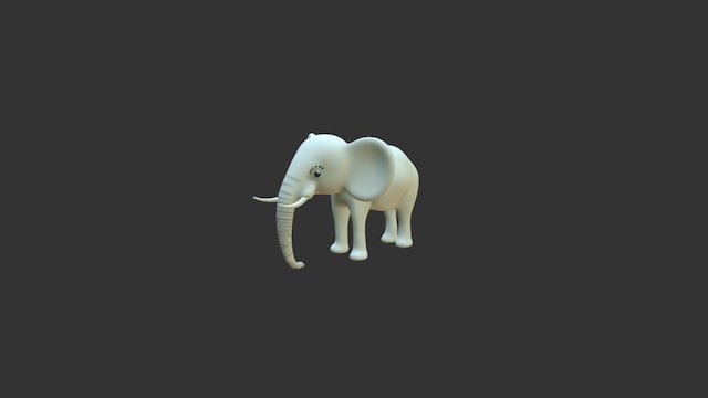 Elephant 3D Model