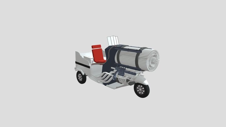 Animal Machine Gun 3D Model
