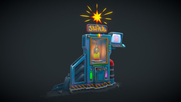 swill_liquid_station_01 3D Model