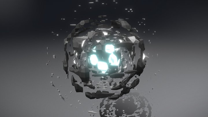 Detonated Core 3D Model