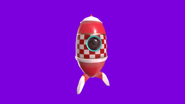 toy spaceship 3D Model
