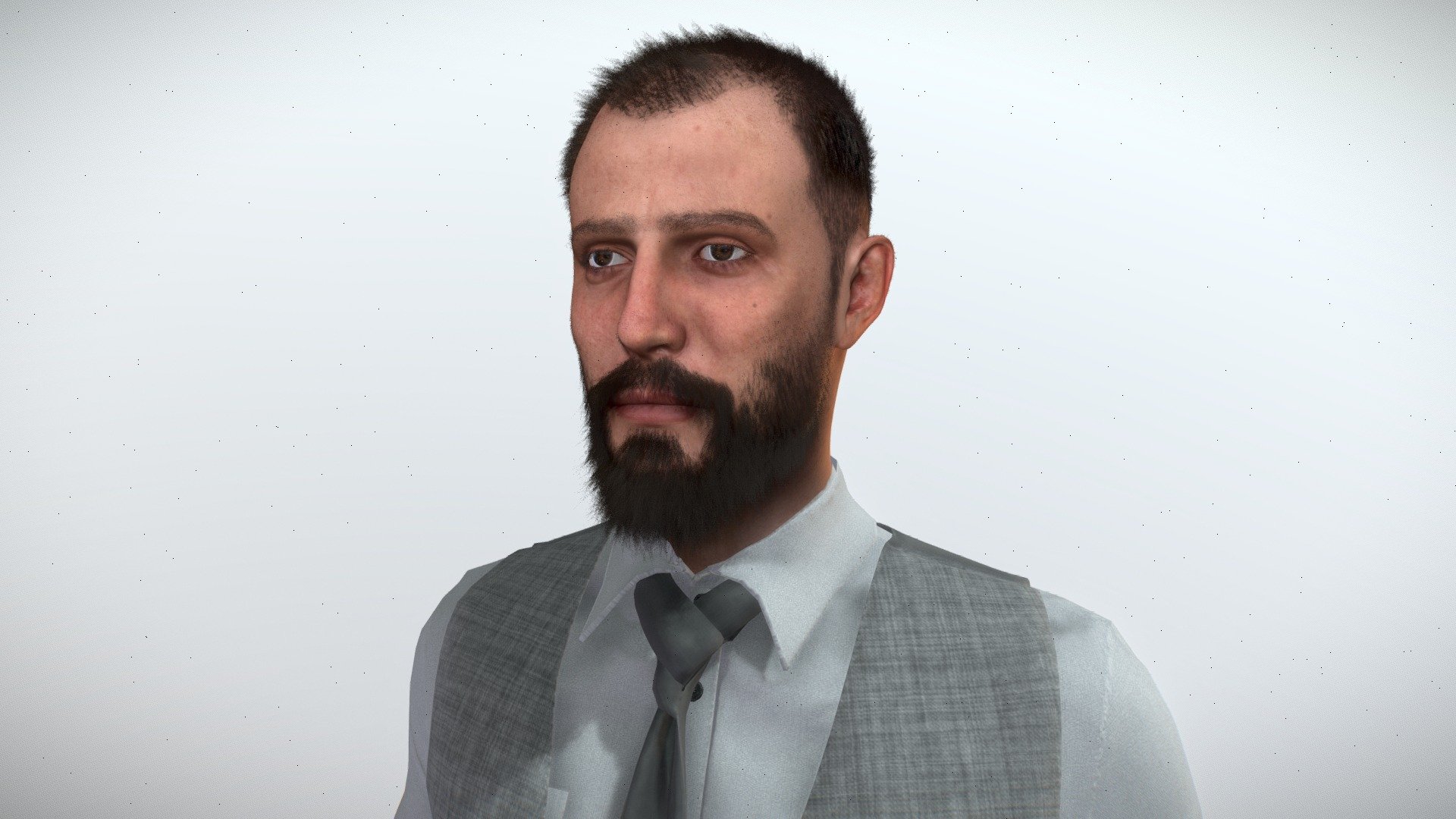 Living Canvas Male Character Buy Royalty Free 3D model by Sam_Kasrawi [4df68f6] Sketchfab Store