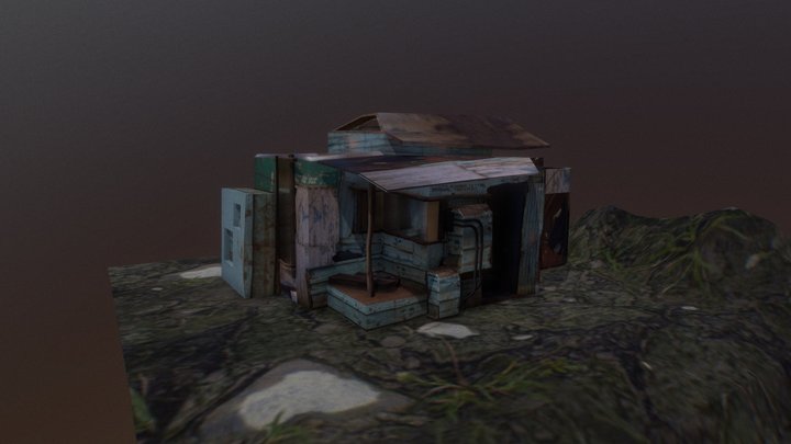 Swamp Shack 3D Model