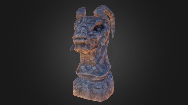 ANCIENT ALIEN SCULPTURE 3D Model