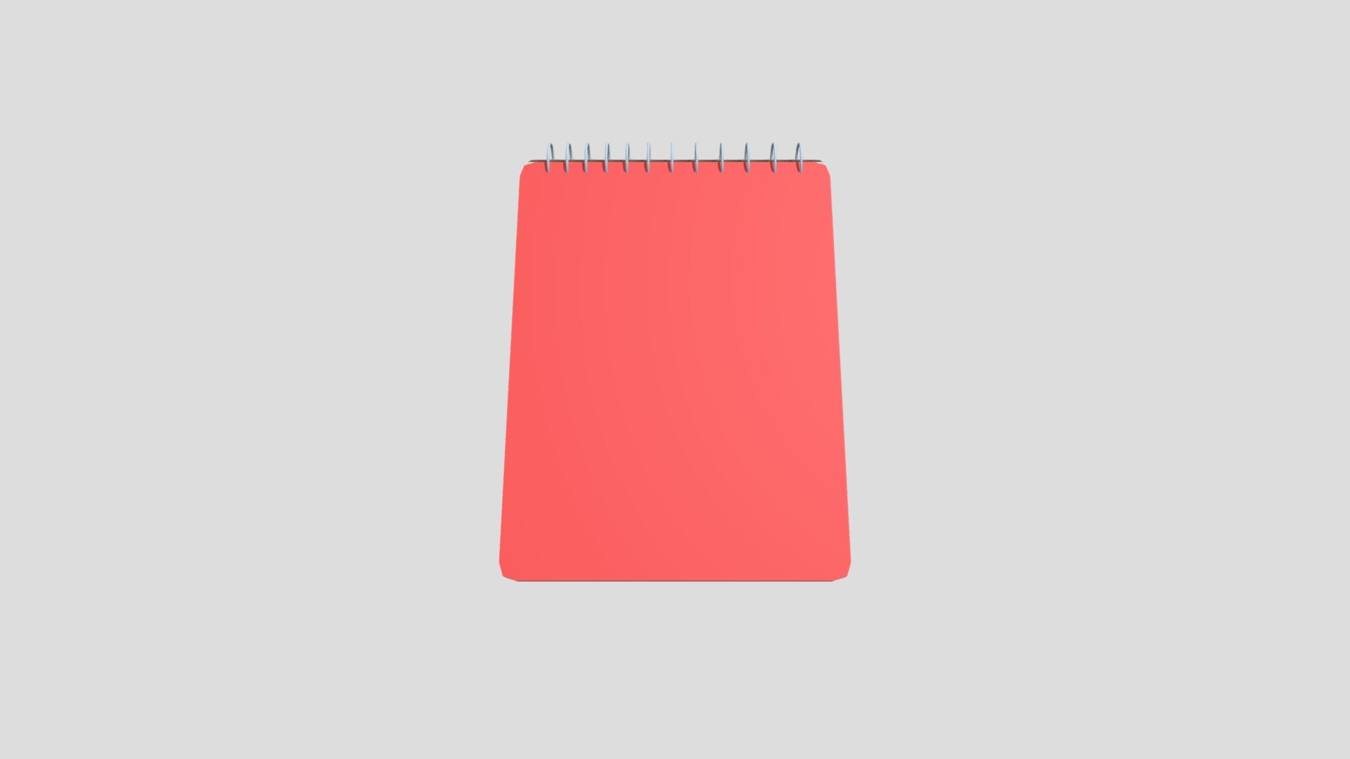 Notepad 3D model by FinlayErskine (FinErsk) [4df7001] Sketchfab
