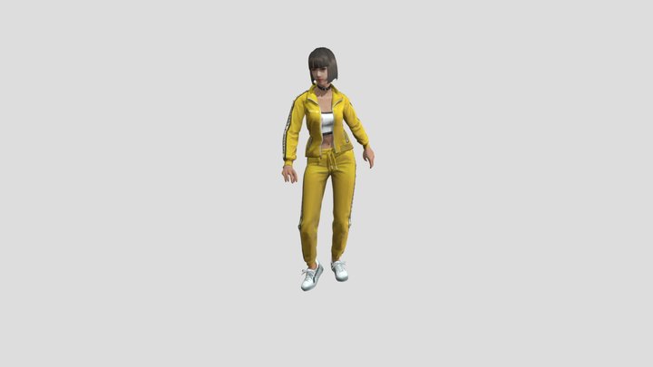 kelly-dance-moves-download-freefire-free 3D Model