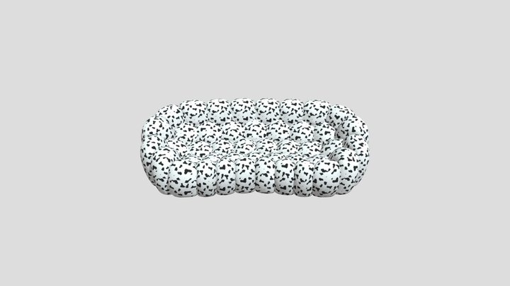 Bubble Sofa 2 Seats | 3d Model | Furniture 3D Model