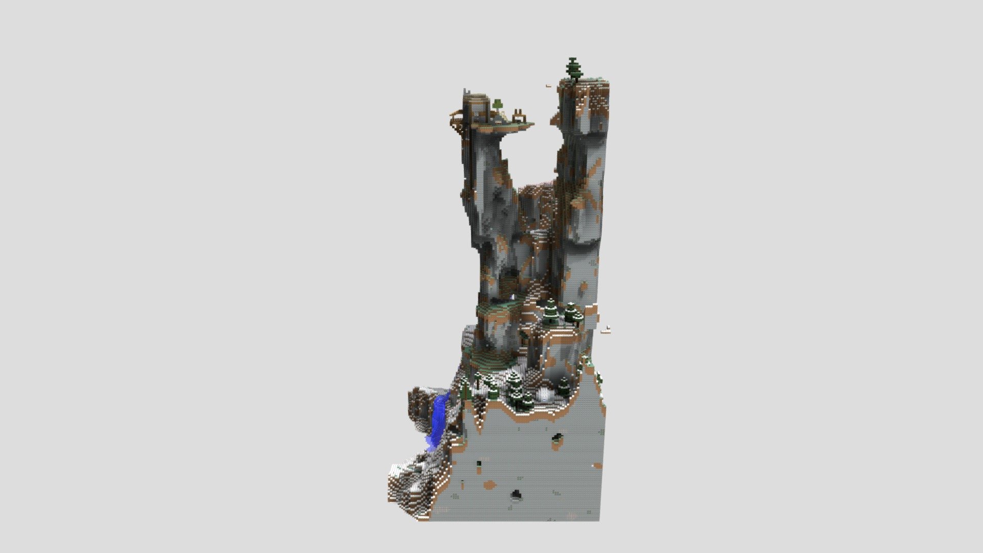 random mountain base - 3D model by Cody B (@MrFuzzerkins) [4df886a ...