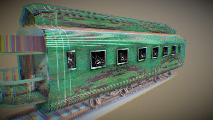 Train Coach 3D Model