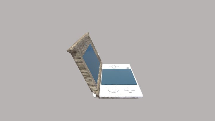 Nintendo 3DS Arts and Crafts style 3D Model