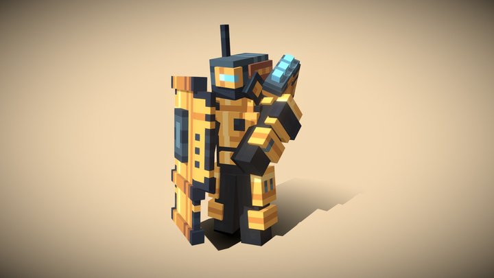 Heavy Shield 3D Model
