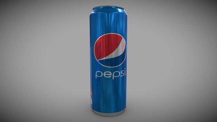 Pepsi can V2 3D Model
