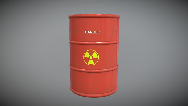Metal Drum 3D Model