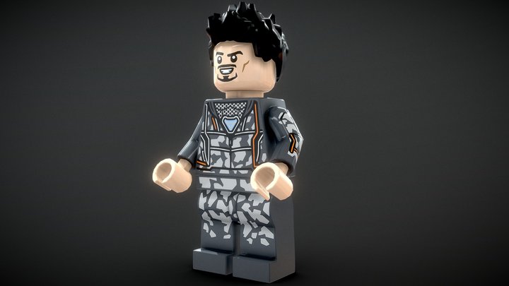 LEGO - Tony Stark 3D Model
