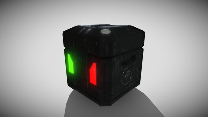 Sci-Fi Crate - GART130 3D Model