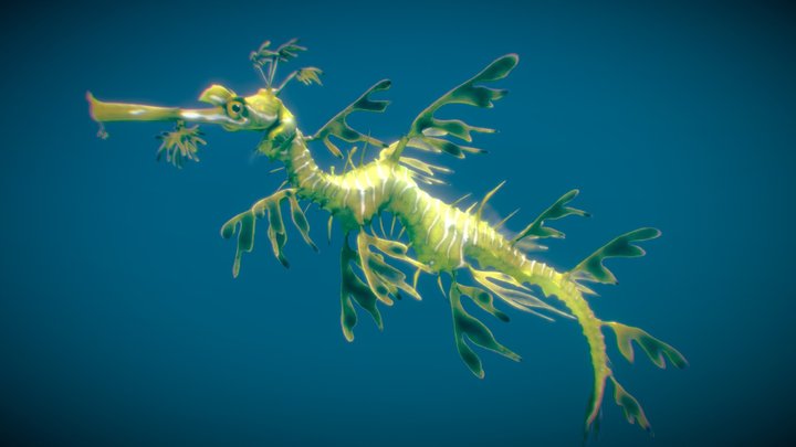 Leafy Seadragon 3D Model
