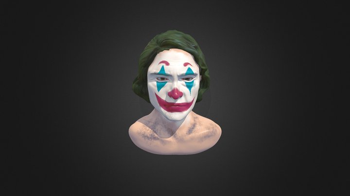 Joker Bust - Joaquin Phoenix 3D Model