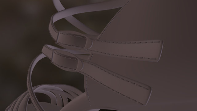 Dancing shoe V002 3D Model