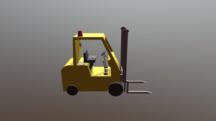 Forklift 3D Model