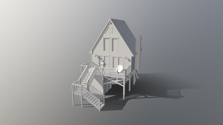 By The Ocean - House 3D Model