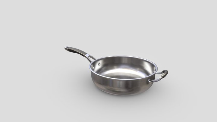 Vermicular Frying Pan 28cm with Lid - 3D model by afterwork-grocery  [8a6b673] - Sketchfab